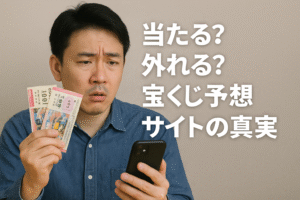本当に当たる宝くじ予想サイトの見抜き方を解説