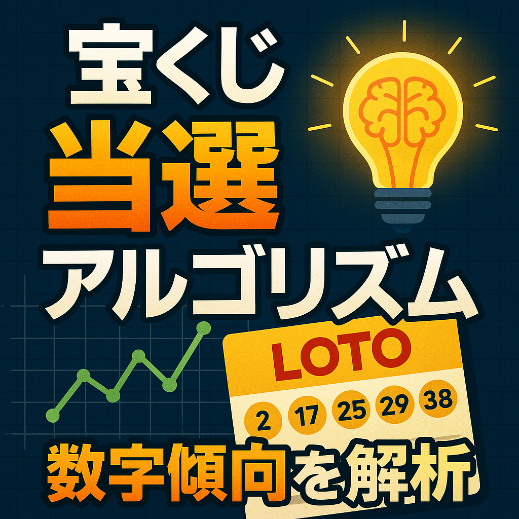 【2025年版】宝くじ当選アルゴリズム|数字の偏り・確率分布・AI解析で分かる「当たりやすい買い方」の公式