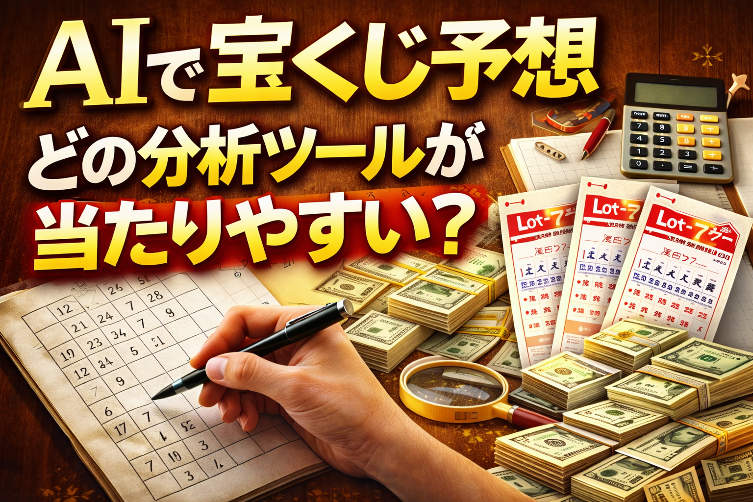 AI宝くじ予想 精度比較 2026年版|機械学習は当選確率をどこまで高められるのか