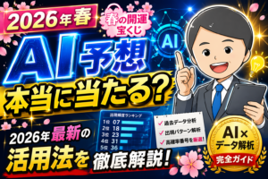 春の開運宝くじ「AI予想」は本当に当たる？2026年最新の活用法を徹底解説
